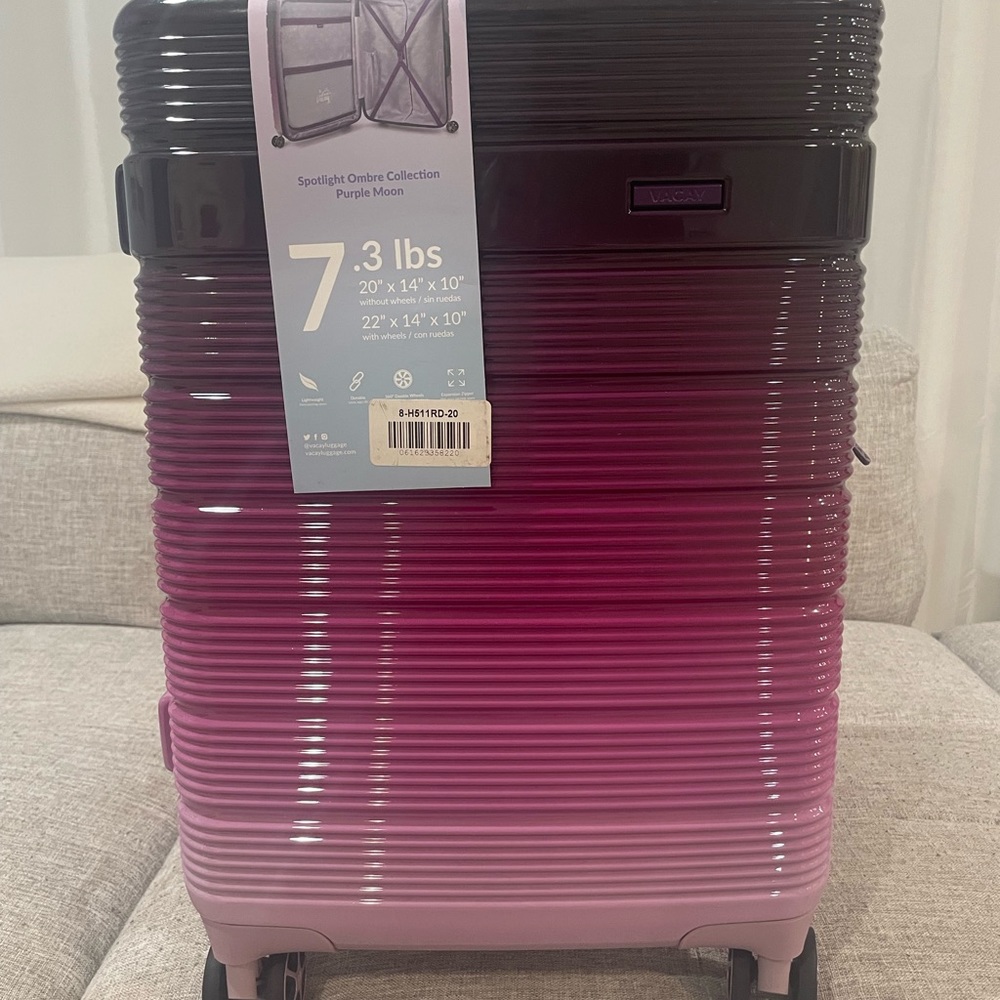 Vacay carry on luggage.